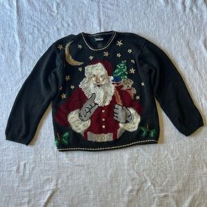 Vintage Ugly Christmas Sweater (Medium)